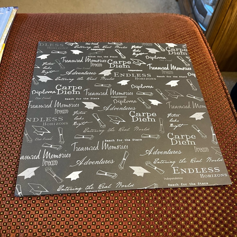 Graduation Assorted Scrapbook Paper - Picture 5 of 14